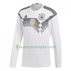 Divisa di Calcio Germania Prima Mondiali 2018 Manica Lunga